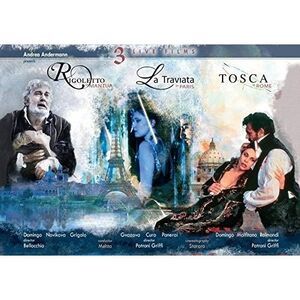 Verdi: La traviata / Rigoletto / Tosca  BLU-RAY